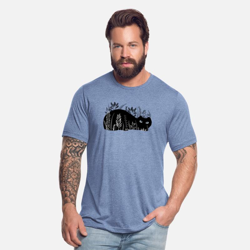 Black And White Garden Cat