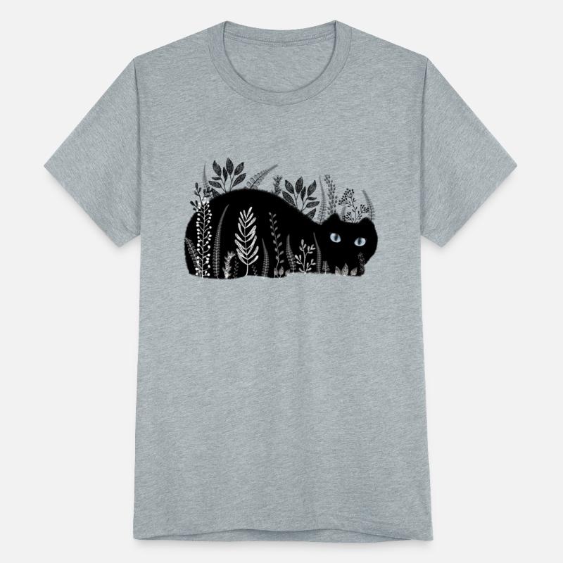 Black And White Garden Cat