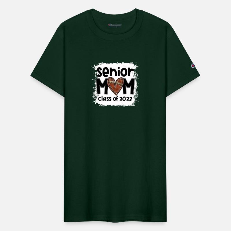 Bleached Football Senior Mom Class 2023 Football