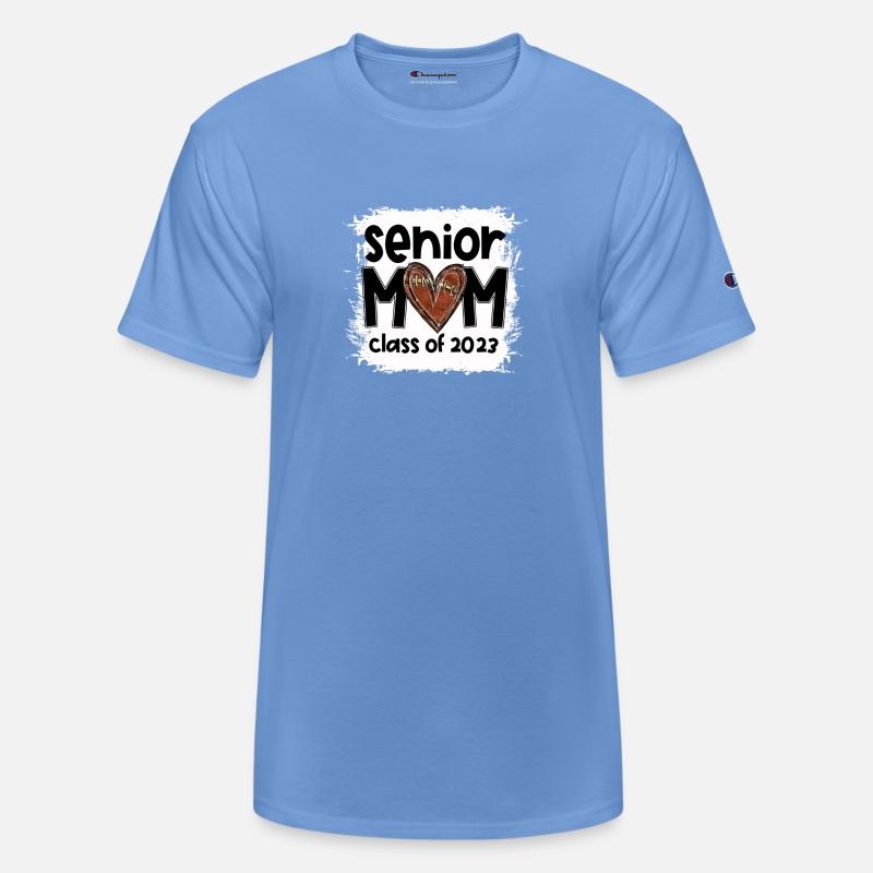 Bleached Football Senior Mom Class 2023 Football