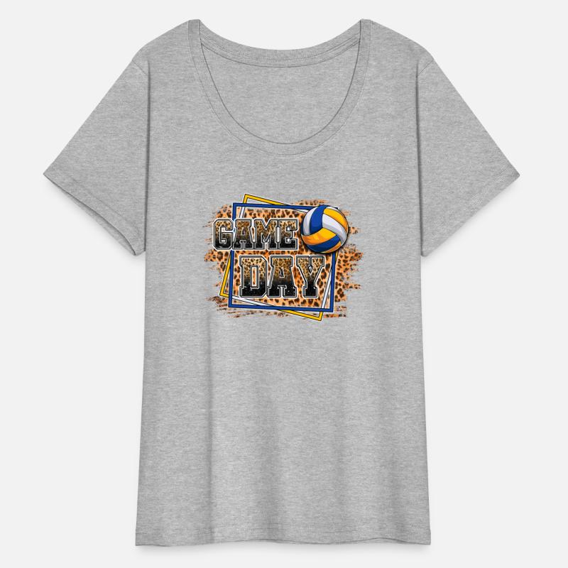 Bleached Leopard Volleyball Game Day Volleyball