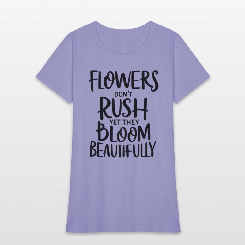 Bloom Beautifully Floral Self Growth Message