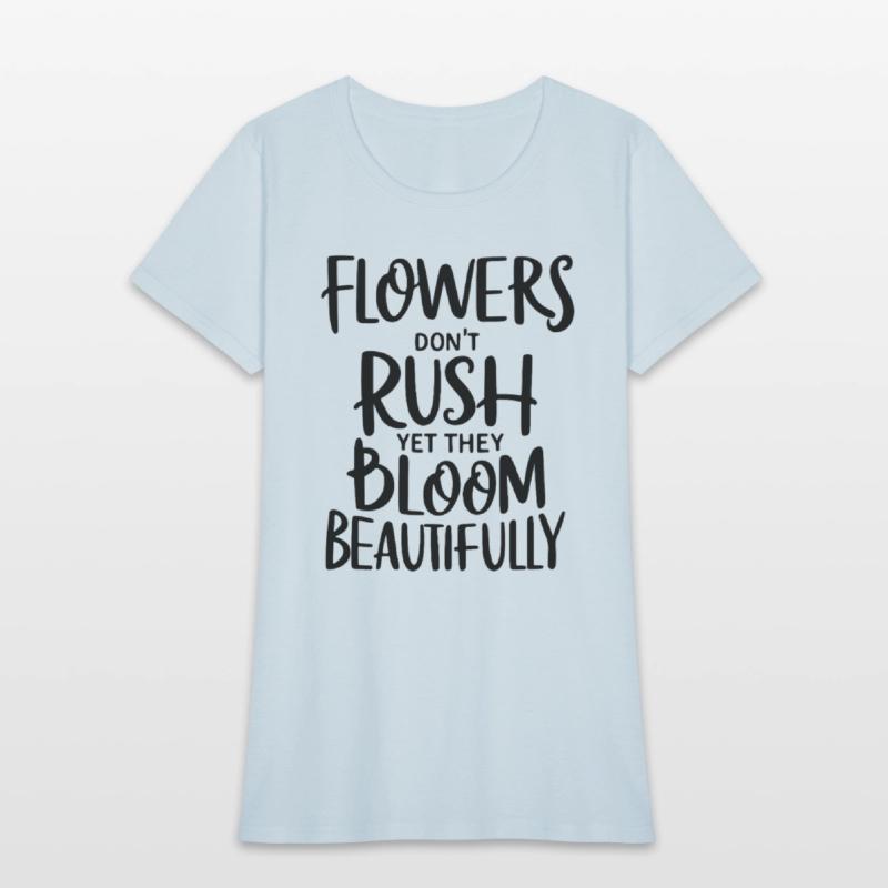 Bloom Beautifully Floral Self Growth Message
