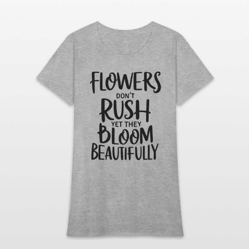 Bloom Beautifully Floral Self Growth Message