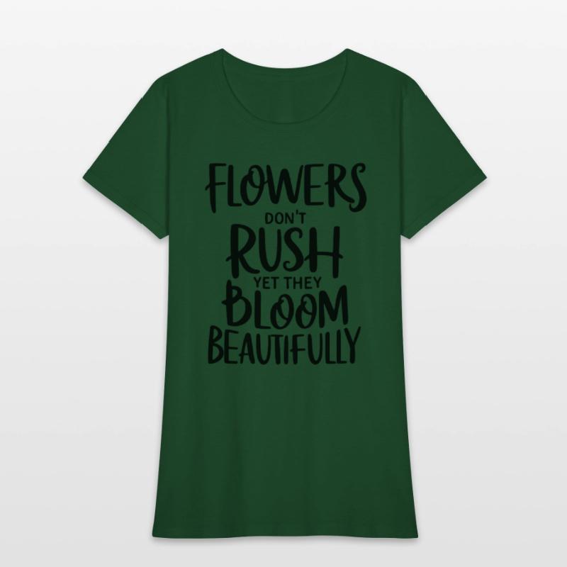 Bloom Beautifully Floral Self Growth Message