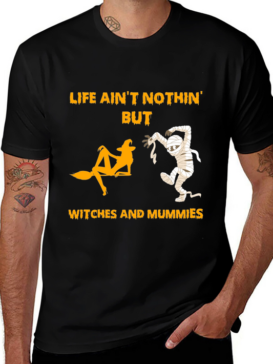 Halloween Witches and Mummies T-Shirt