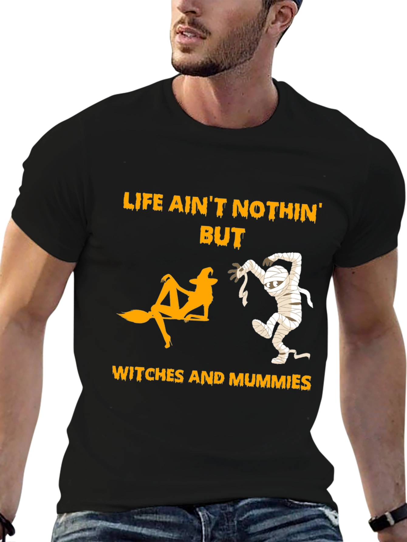 Halloween Witches and Mummies T-Shirt