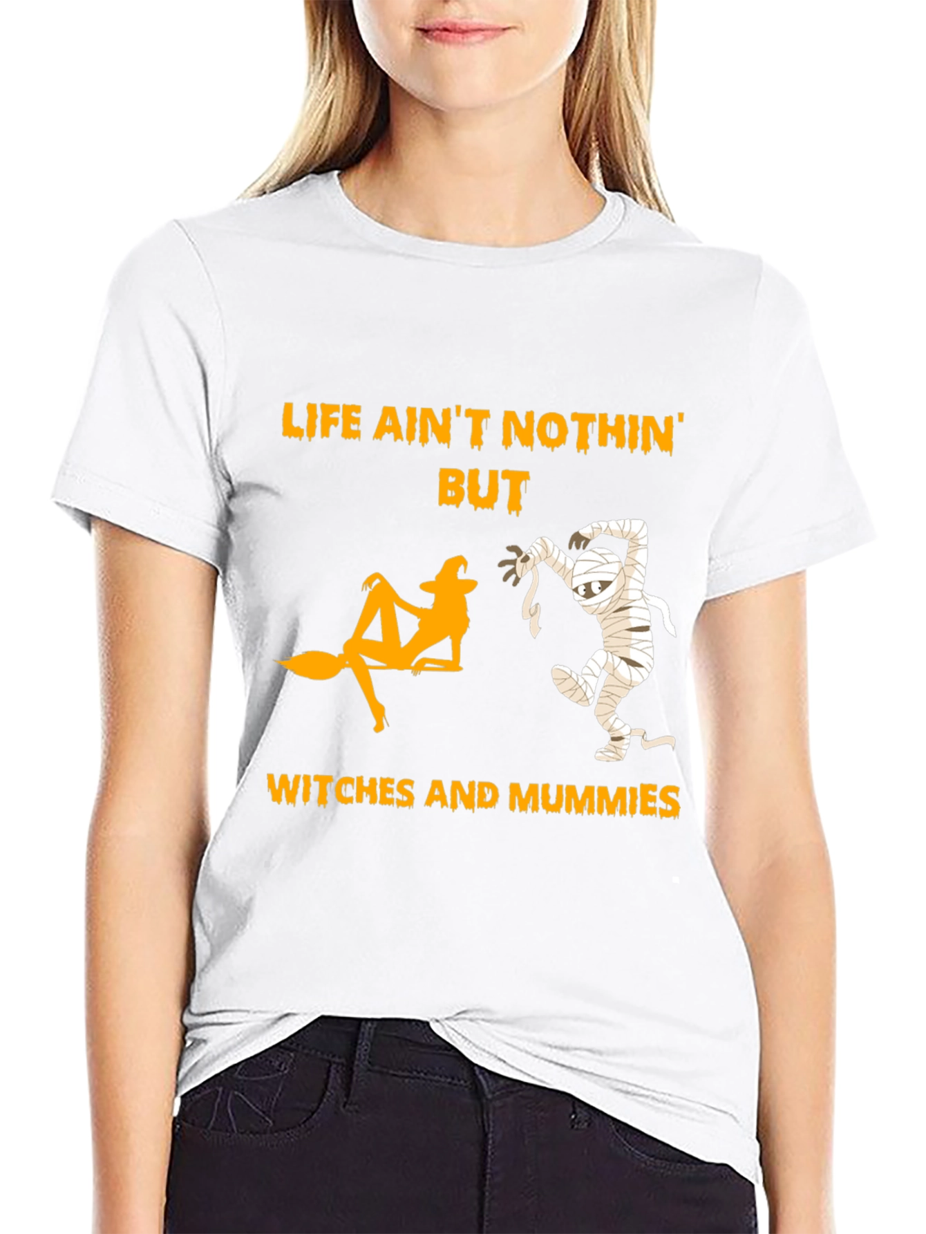 Halloween Witches and Mummies T-Shirt