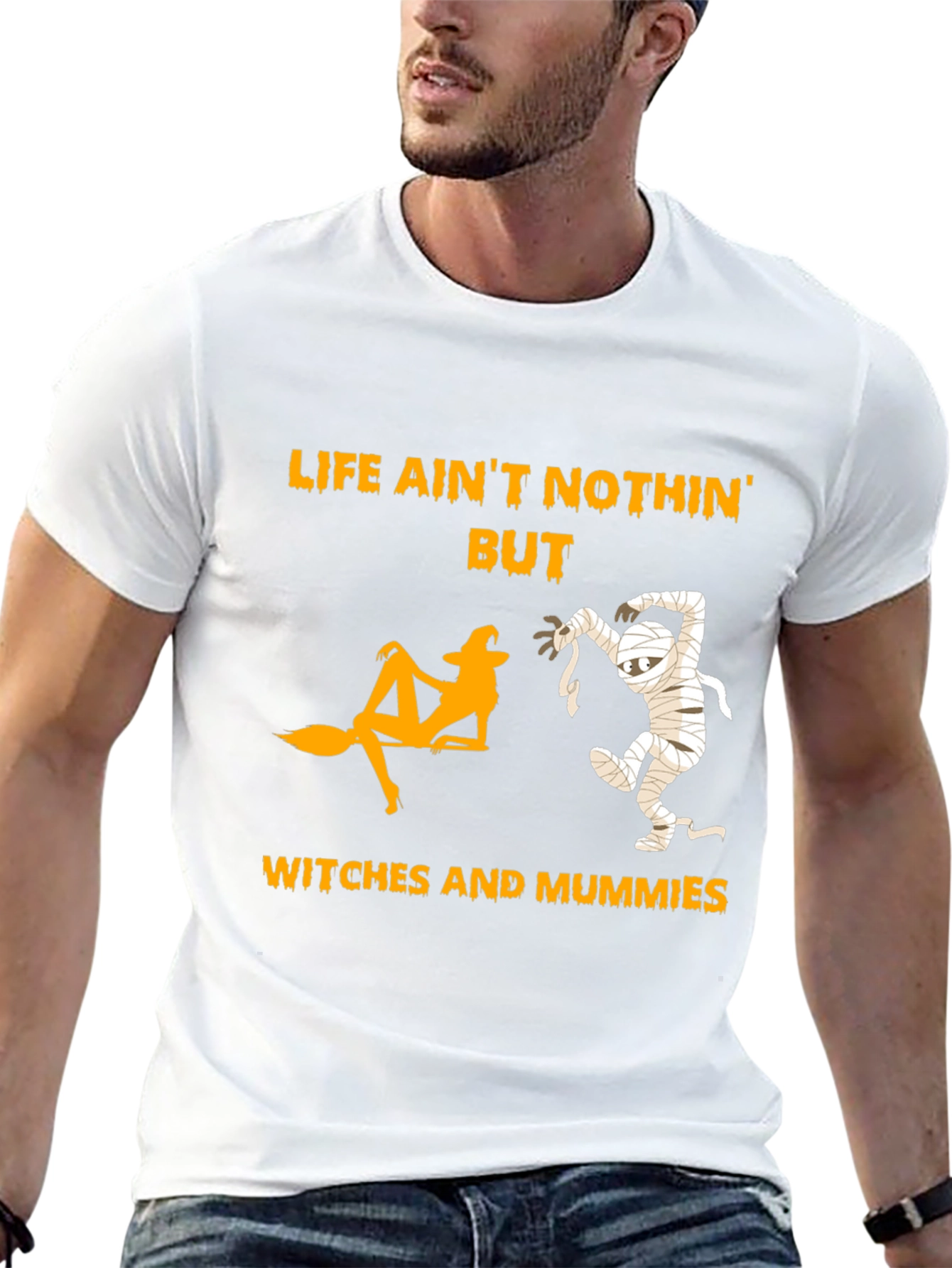 Halloween Witches and Mummies T-Shirt