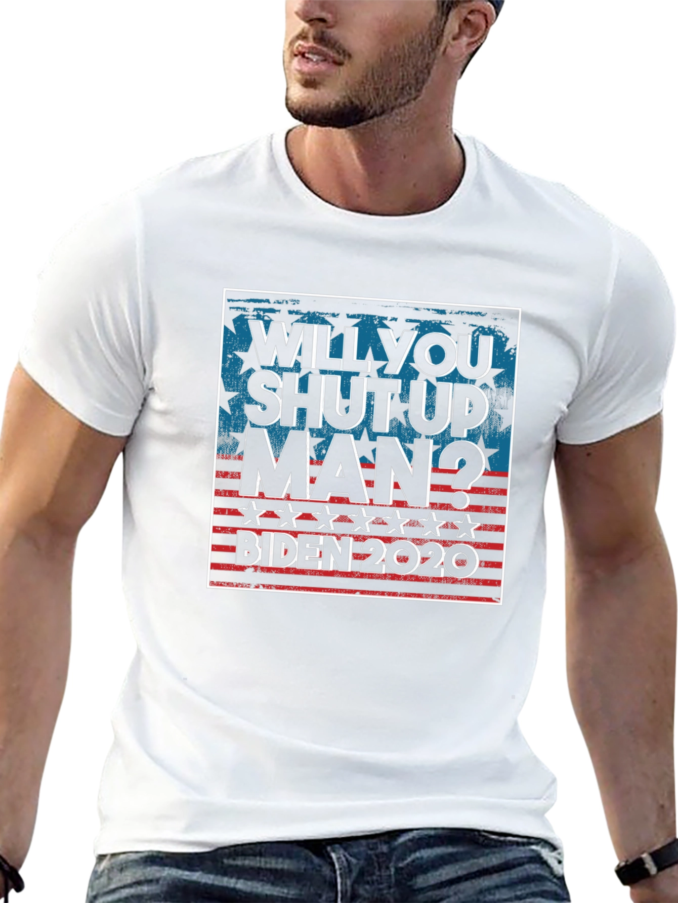 Will You Shut Up Man? Biden 2020 T-Shirt