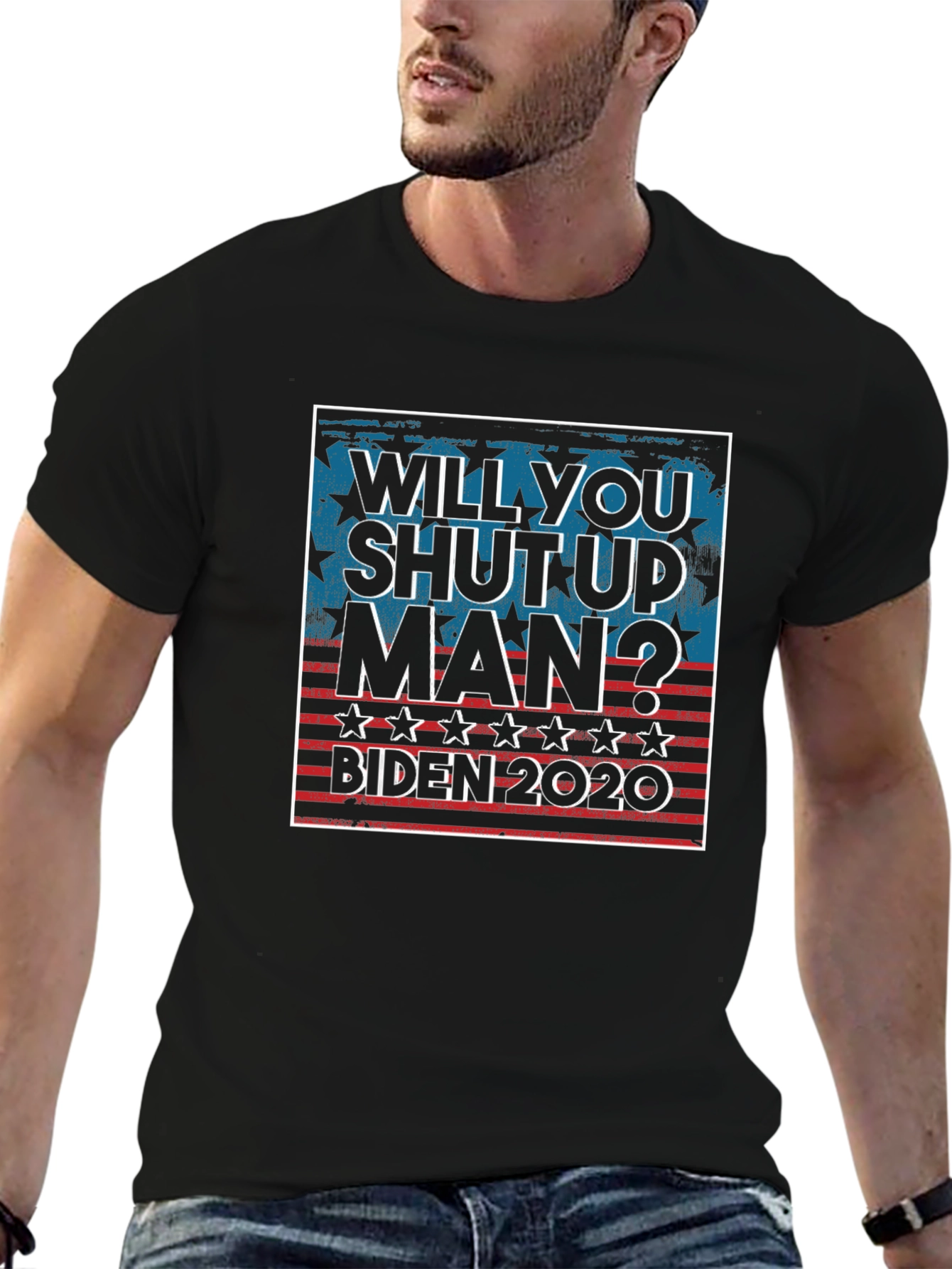 Will You Shut Up Man? Biden 2020 T-Shirt