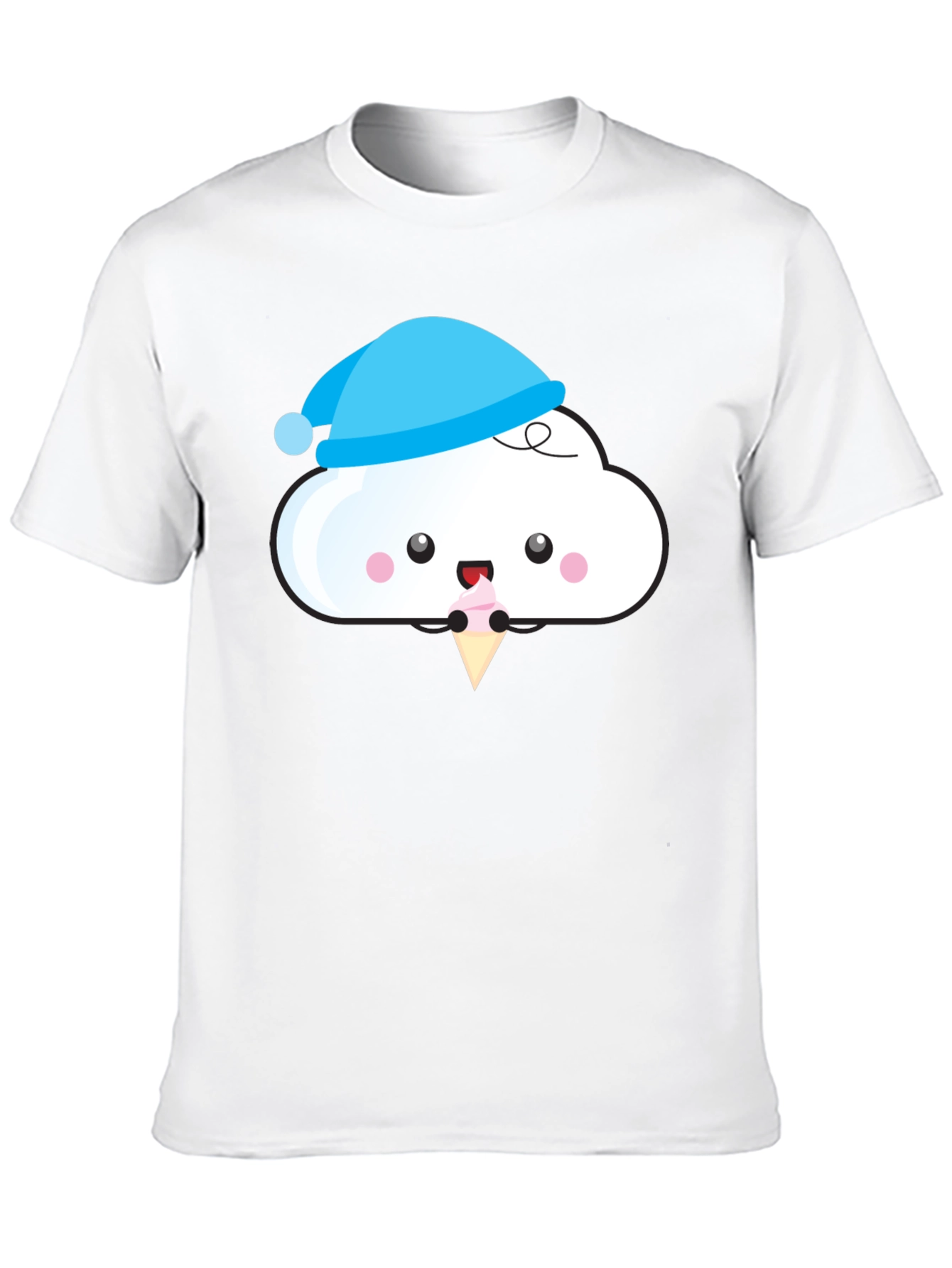 Cute Cloud Ice Cream T-Shirt