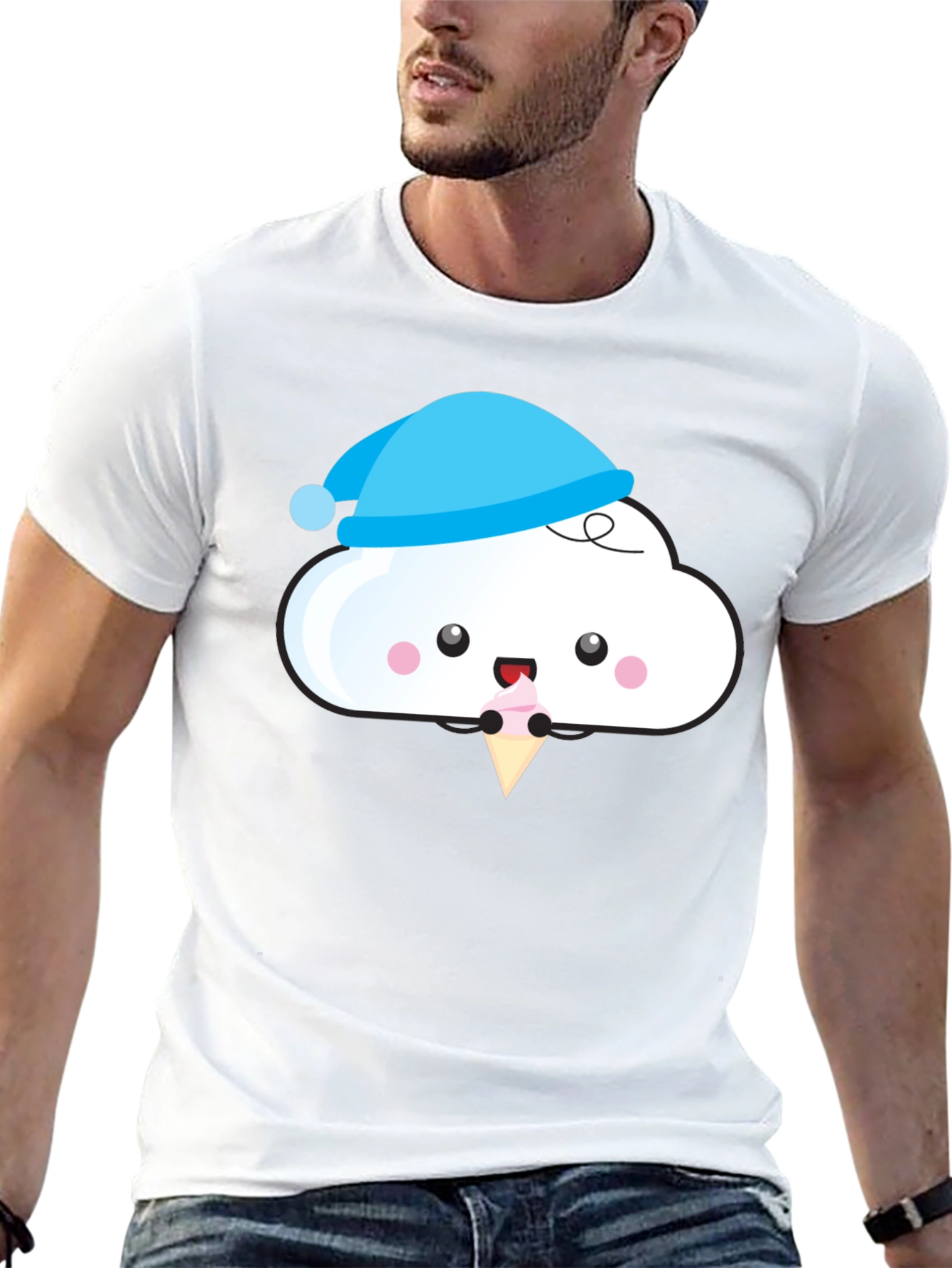 Cute Cloud Ice Cream T-Shirt