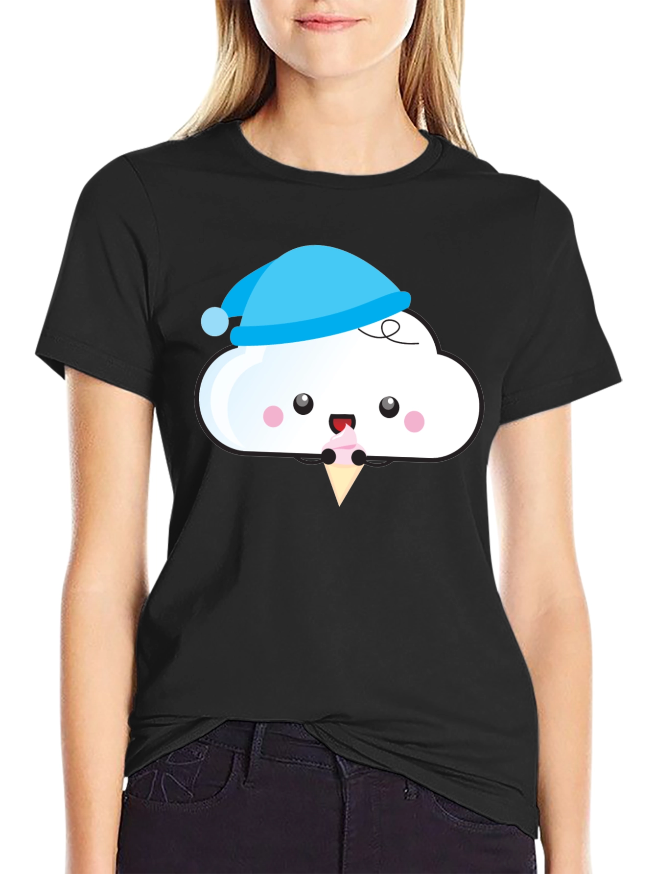 Cute Cloud Ice Cream T-Shirt