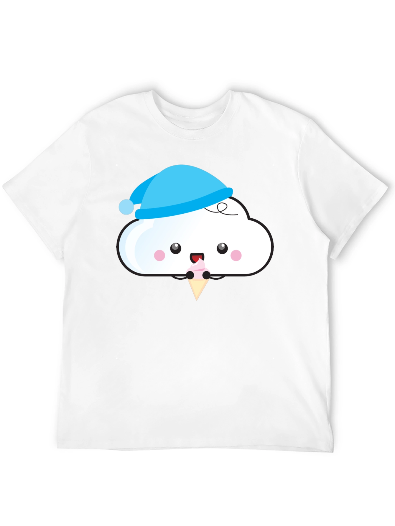 Cute Cloud Ice Cream T-Shirt