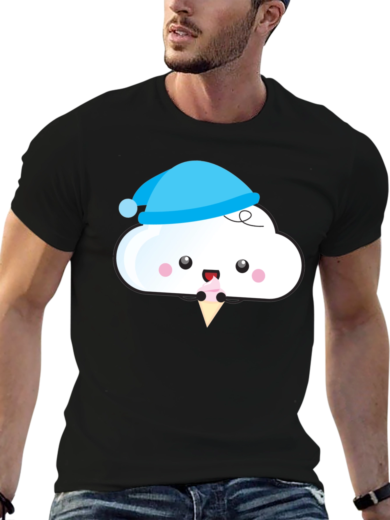 Cute Cloud Ice Cream T-Shirt