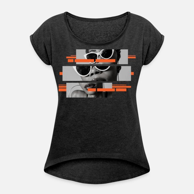 Bold Black and White Retro Portrait