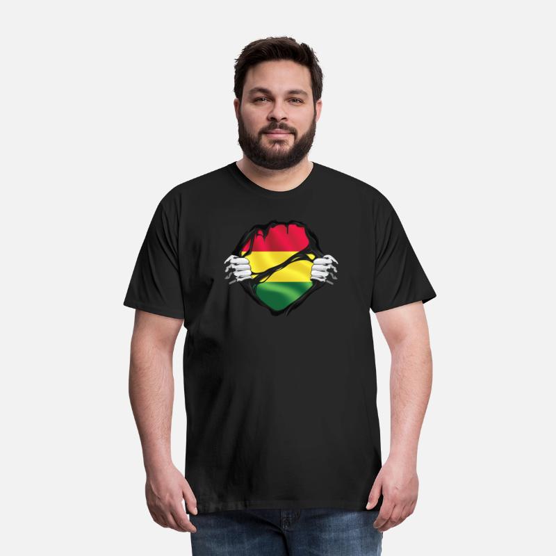 Bolivia Hands Ripped Flag