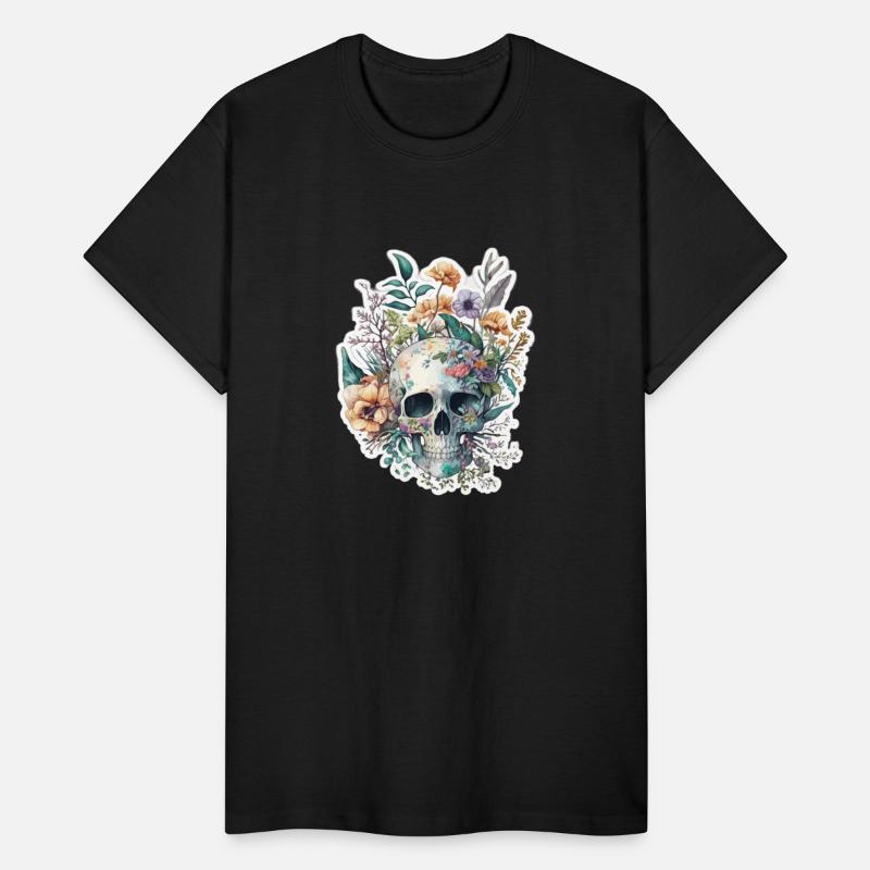 Botanical Skull Design