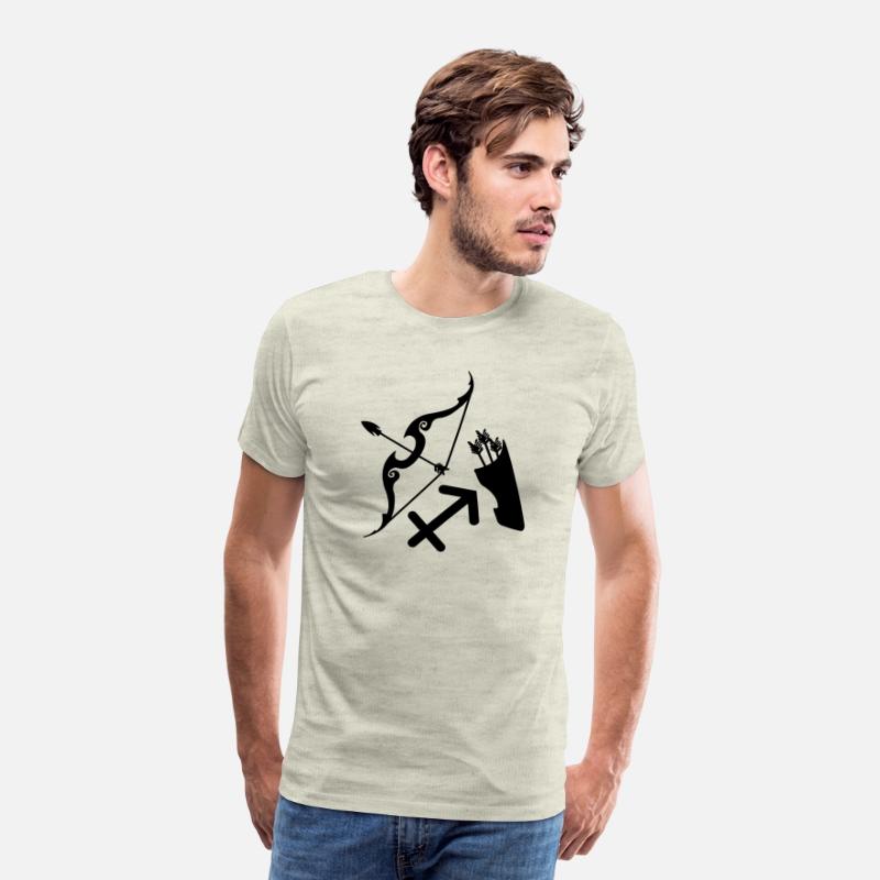 Bow and arrow with logo zodiac sign