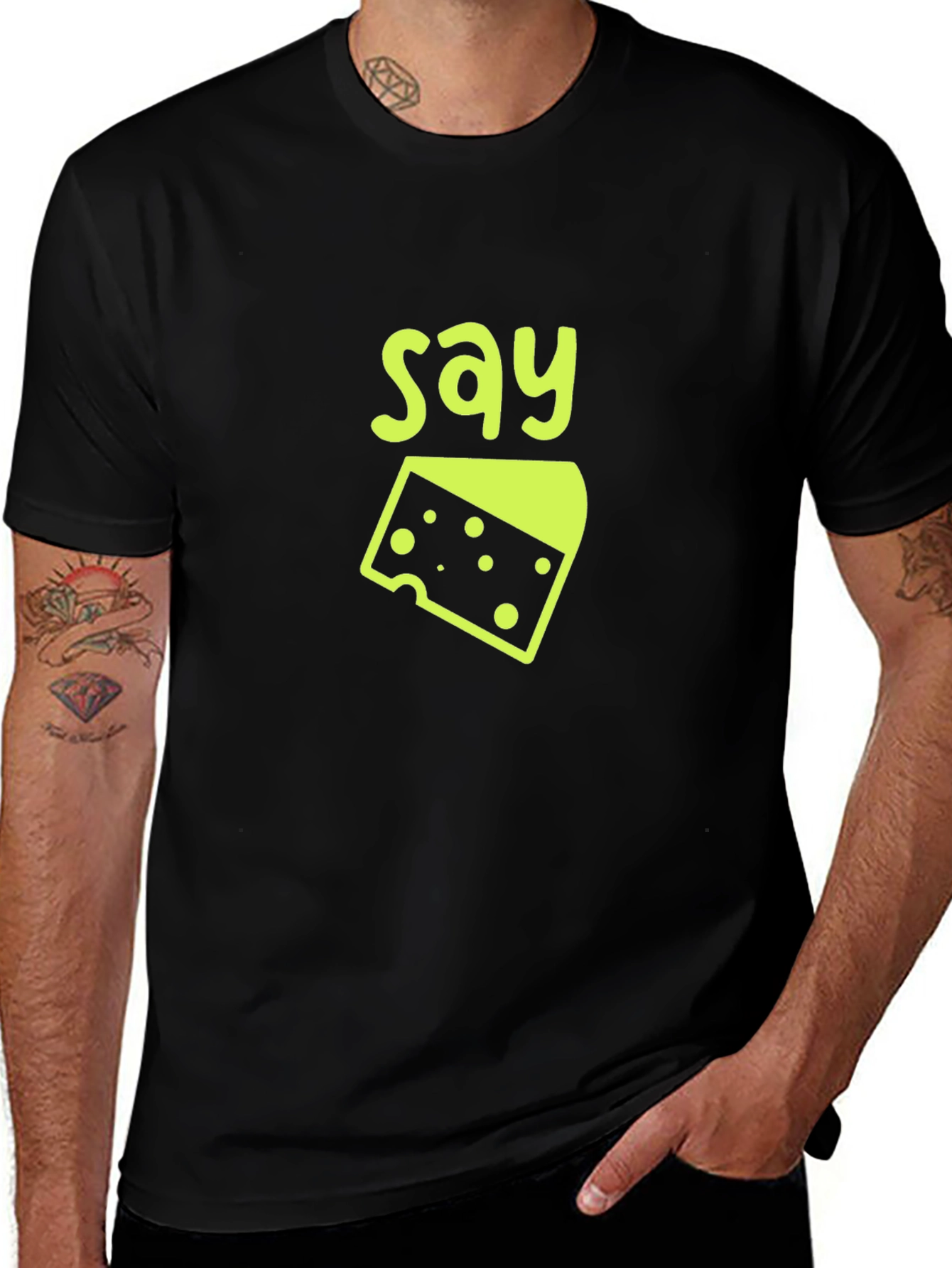 Say Cheese T-Shirt - Funny Graphic Tee