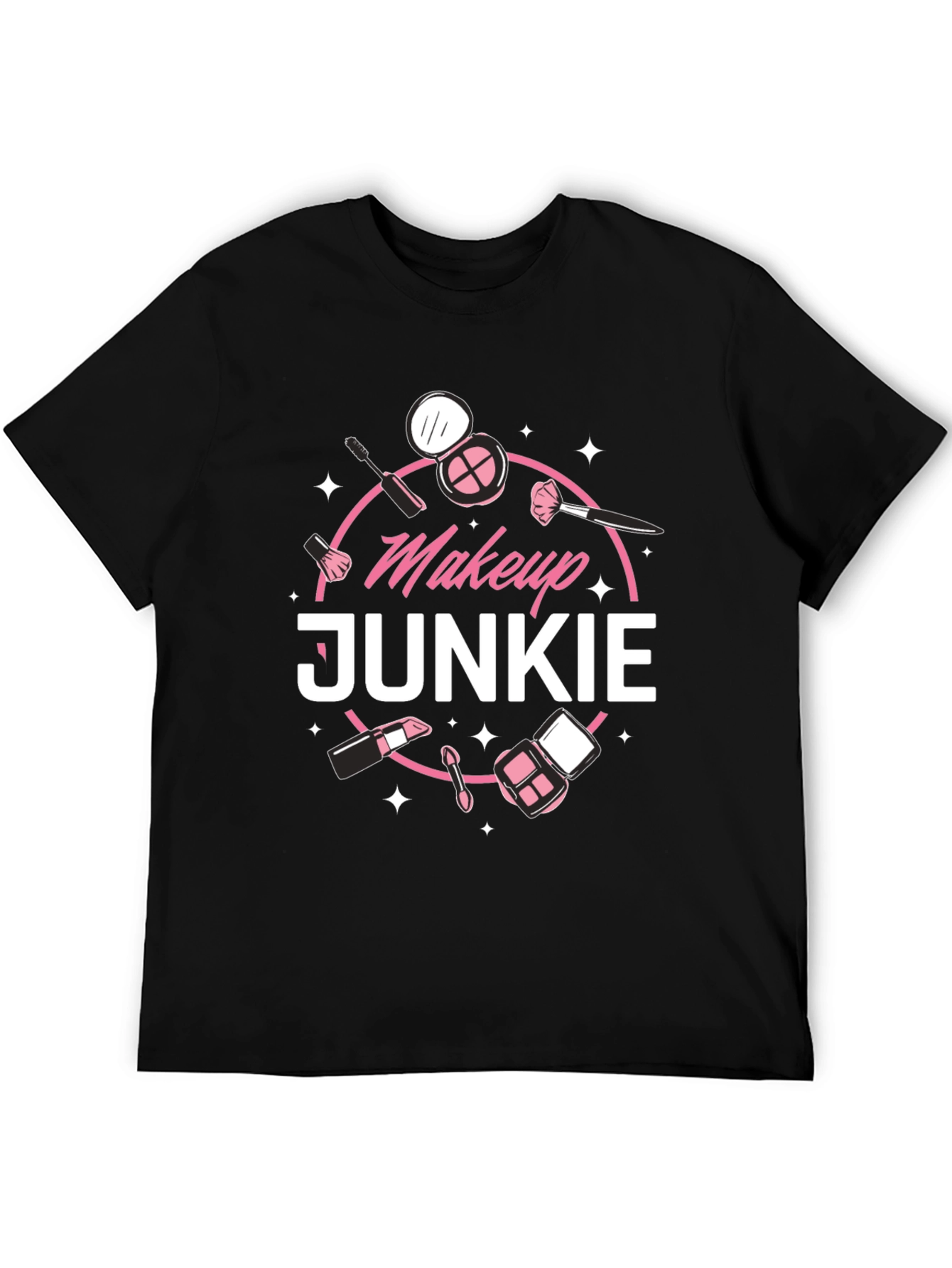 Makeup Junkie Graphic Tee - Beauty Lovers T-Shirt