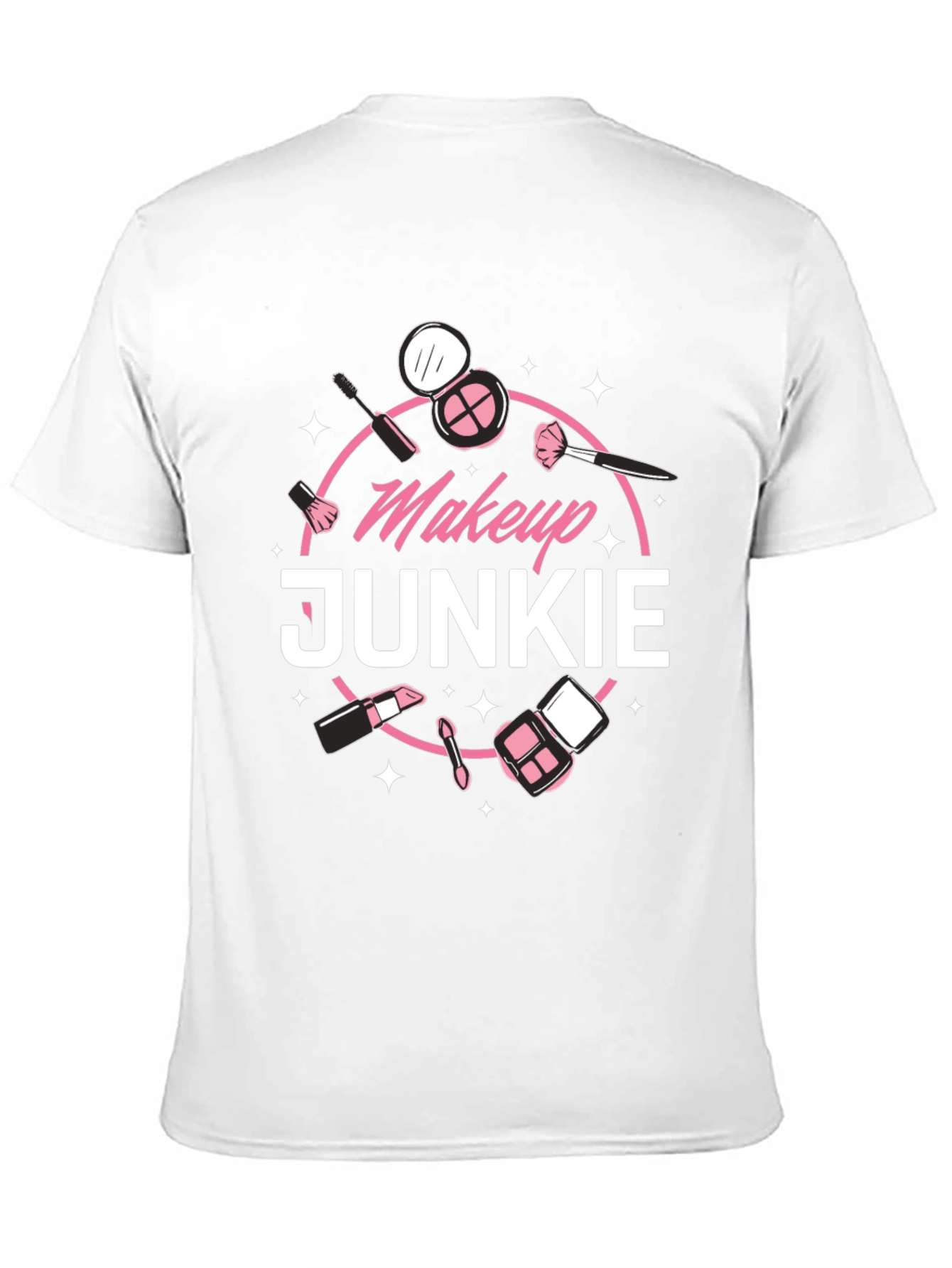 Makeup Junkie Graphic Tee - Beauty Lovers T-Shirt