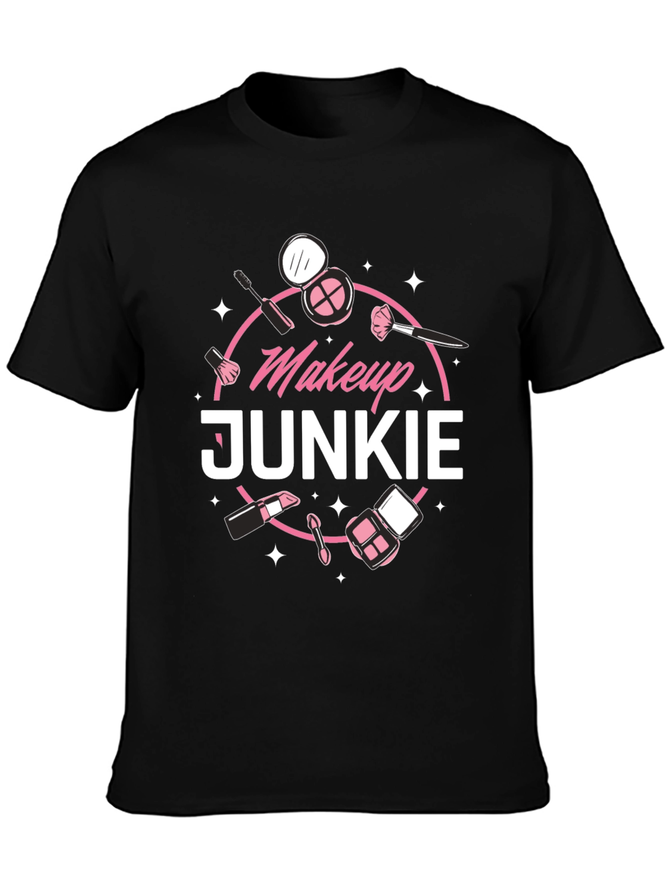 Makeup Junkie Graphic Tee - Beauty Lovers T-Shirt