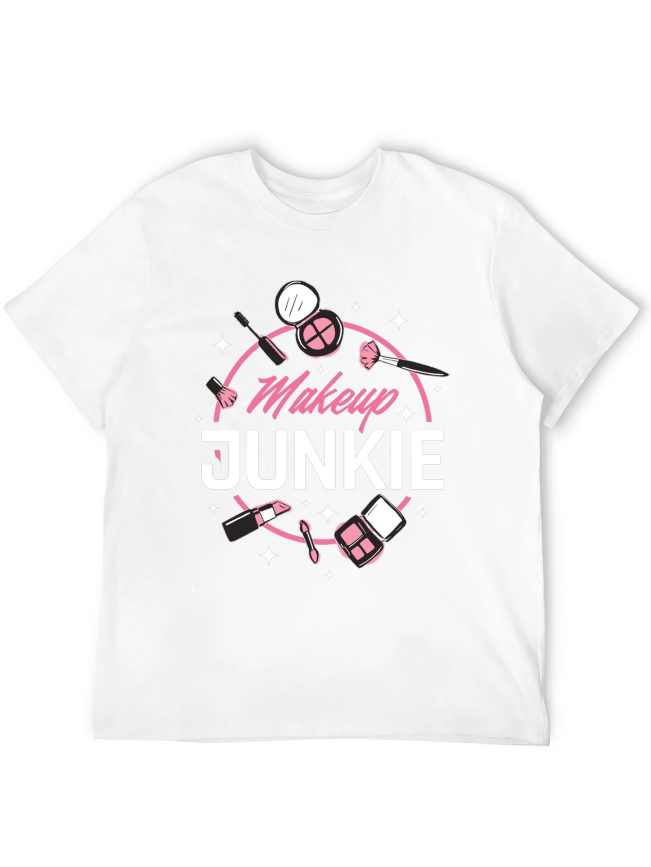Makeup Junkie Graphic Tee - Beauty Lovers T-Shirt