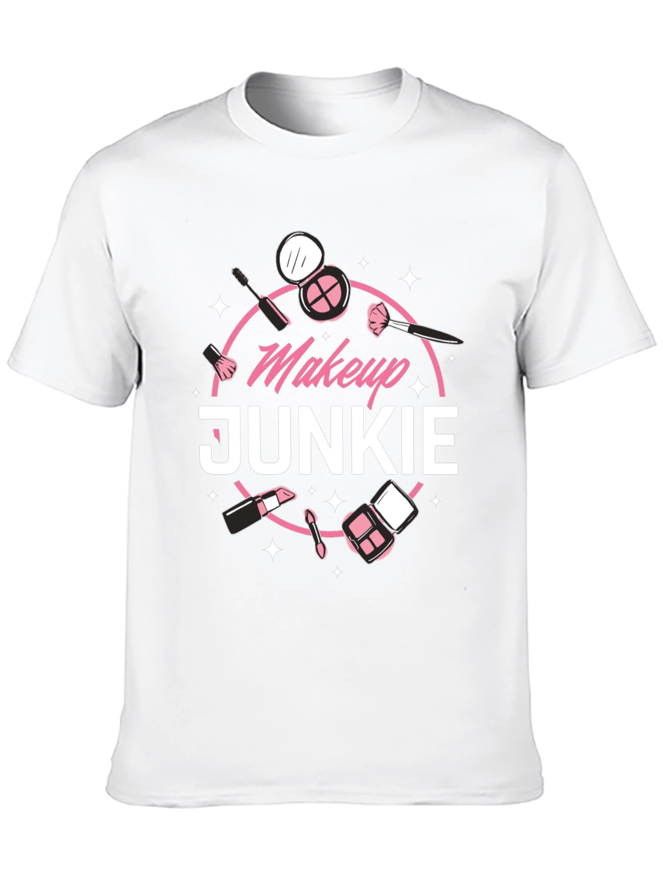 Makeup Junkie Graphic Tee - Beauty Lovers T-Shirt