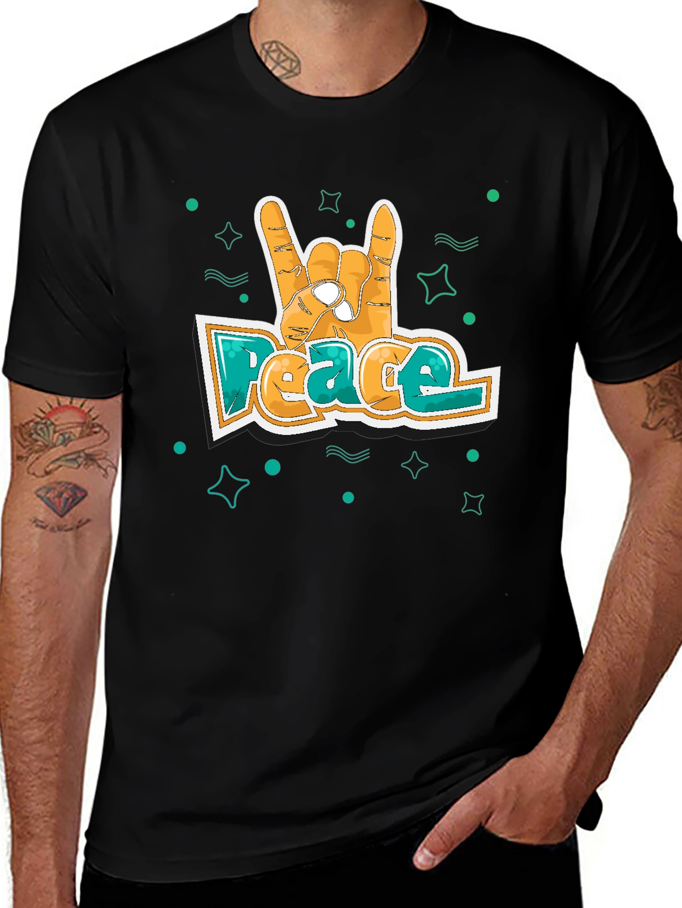 Peace Sign Hand T-Shirt