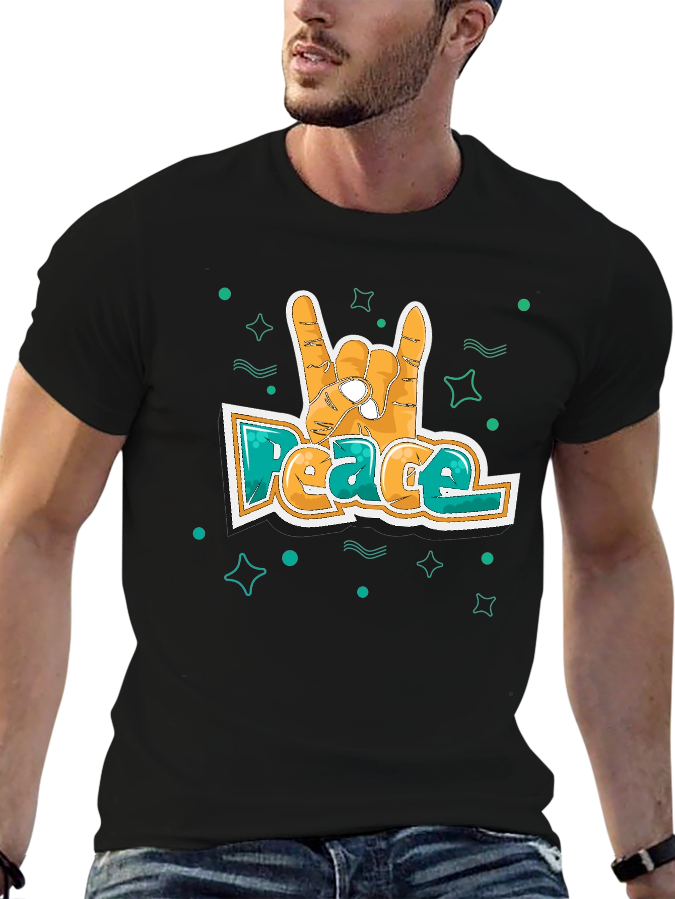 Peace Sign Hand T-Shirt