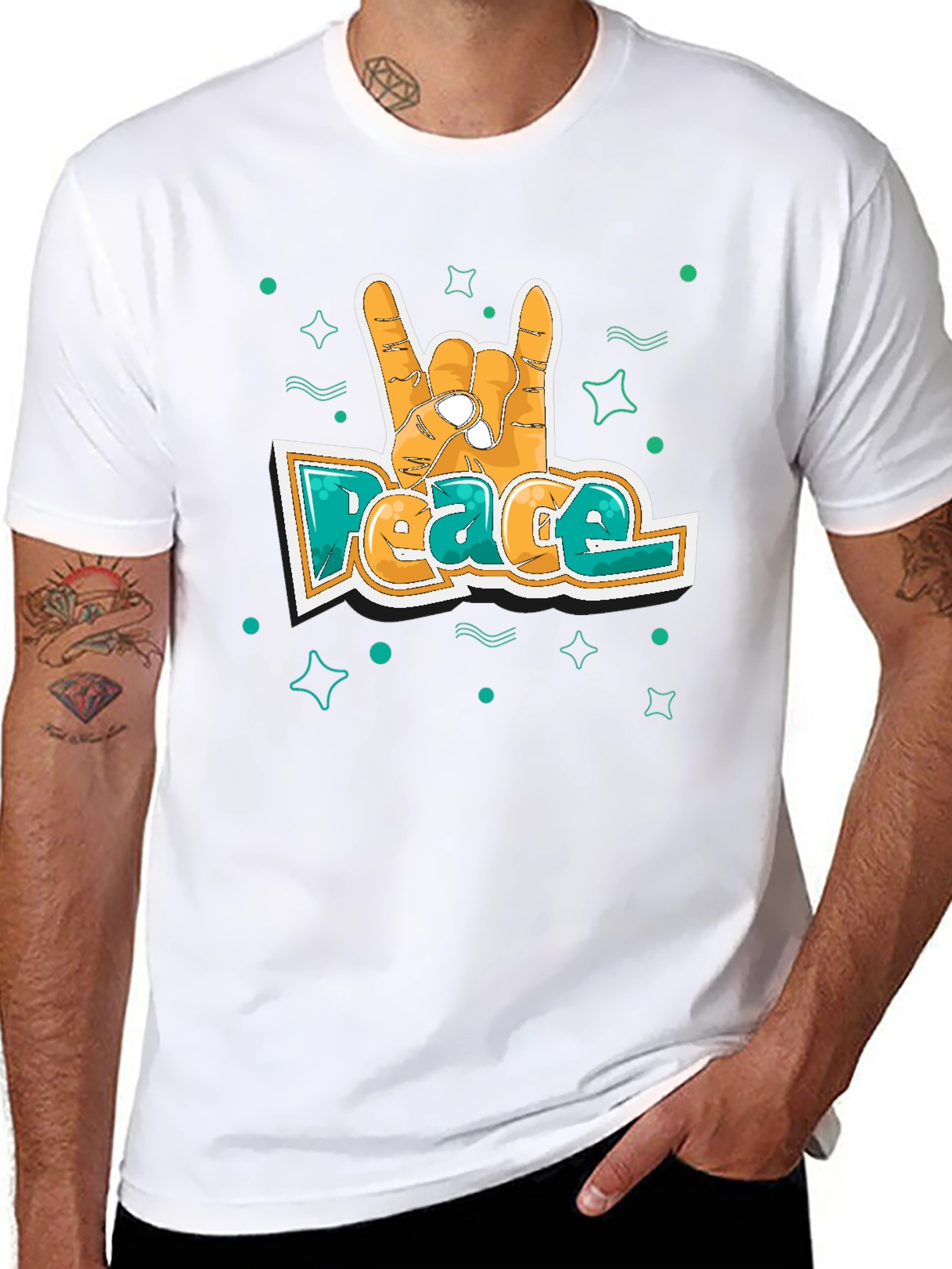 Peace Sign Hand T-Shirt