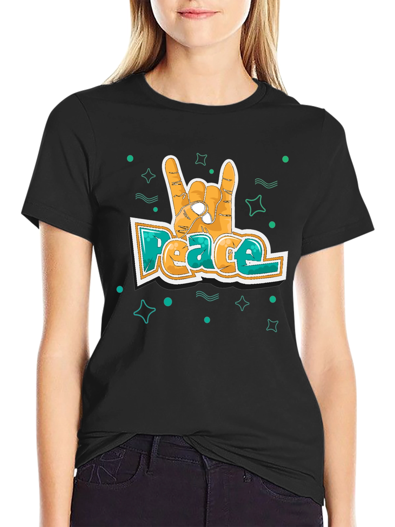 Peace Sign Hand T-Shirt