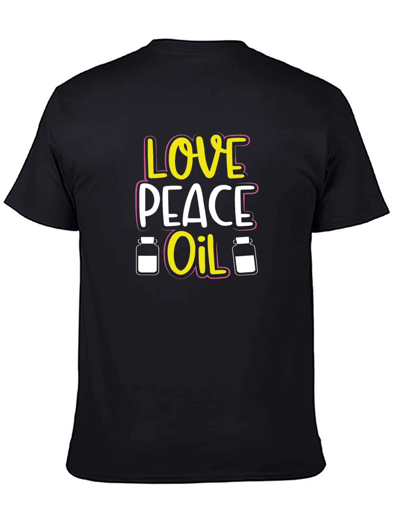 Love Peace Oil T-Shirt Black