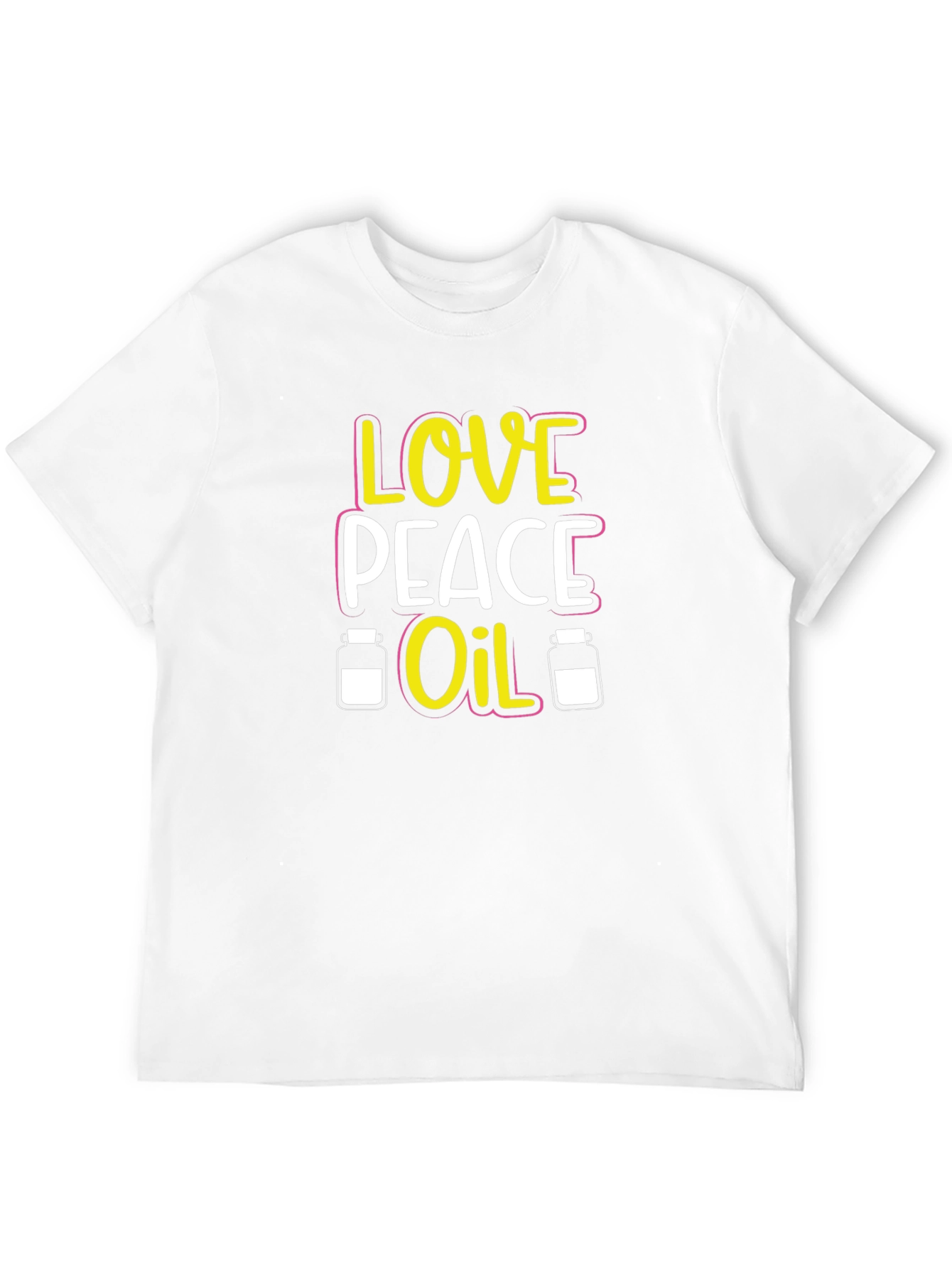 Love Peace Oil T-Shirt Black