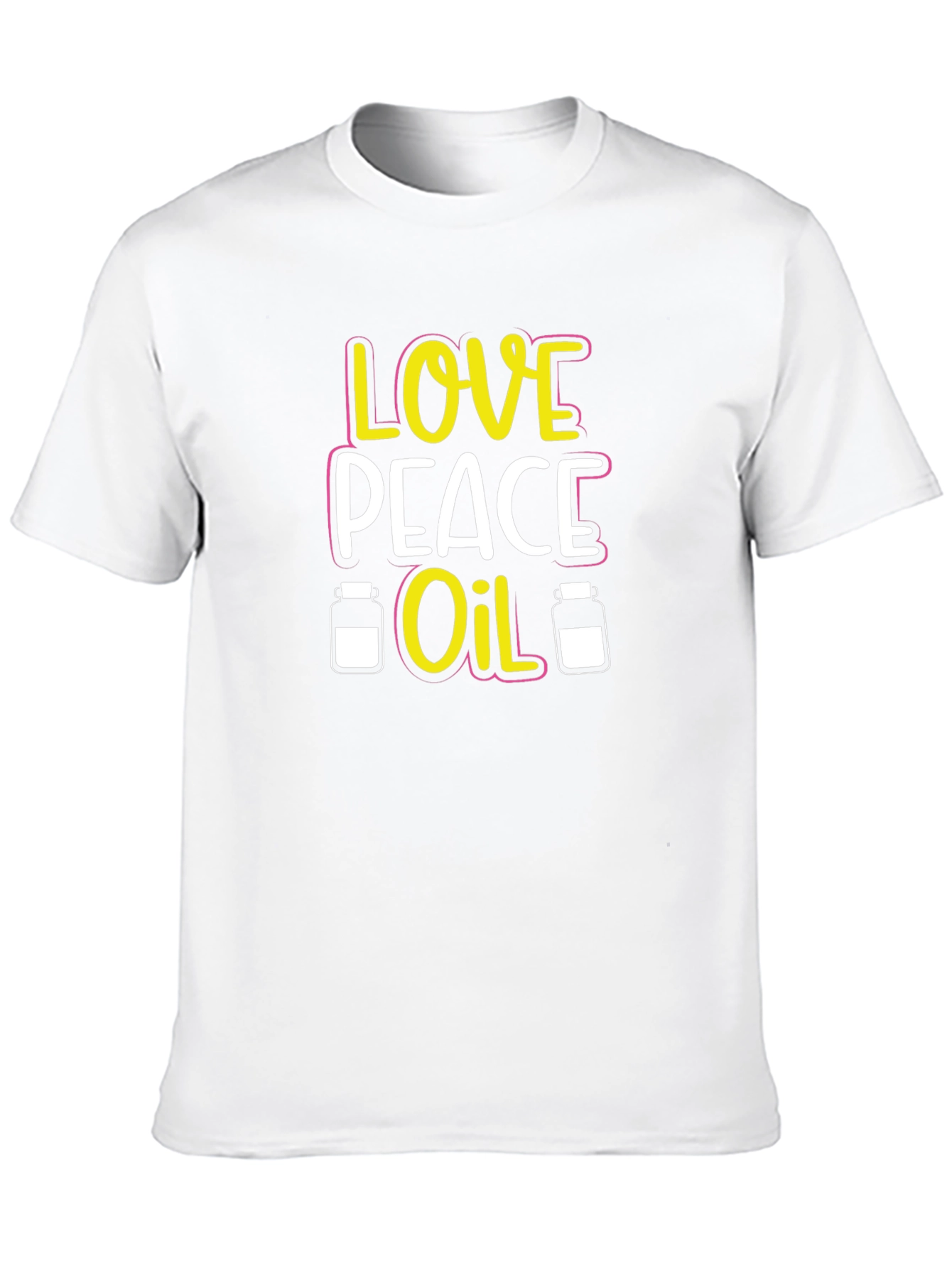 Love Peace Oil T-Shirt Black