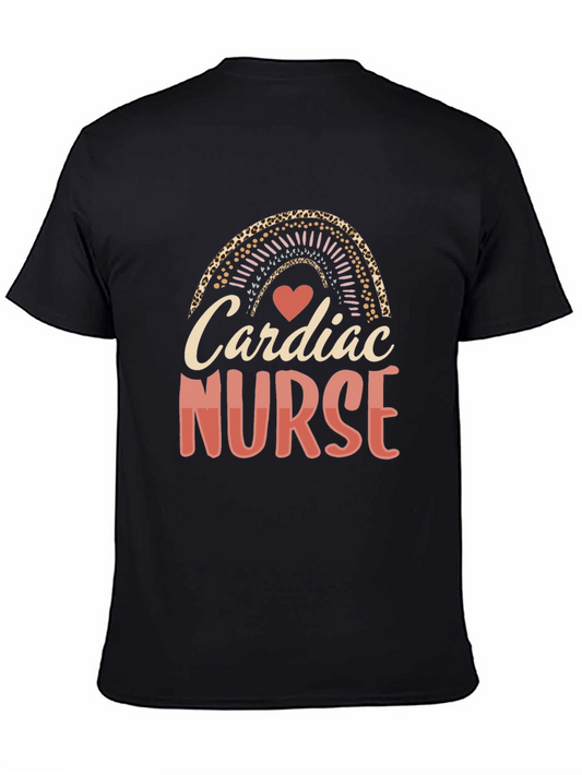 Cardiac Nurse Rainbow Graphic Tee