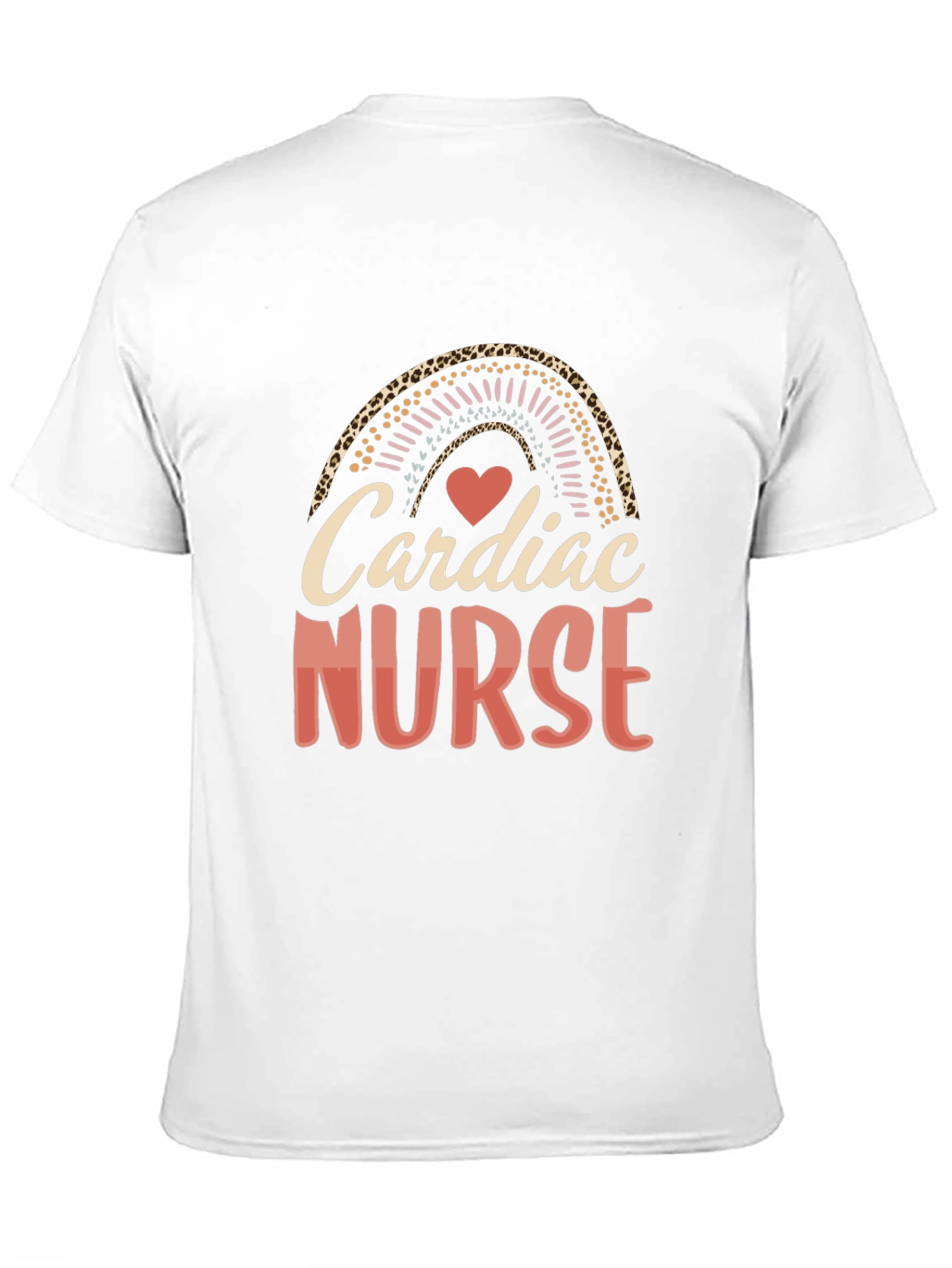 Cardiac Nurse Rainbow Graphic Tee