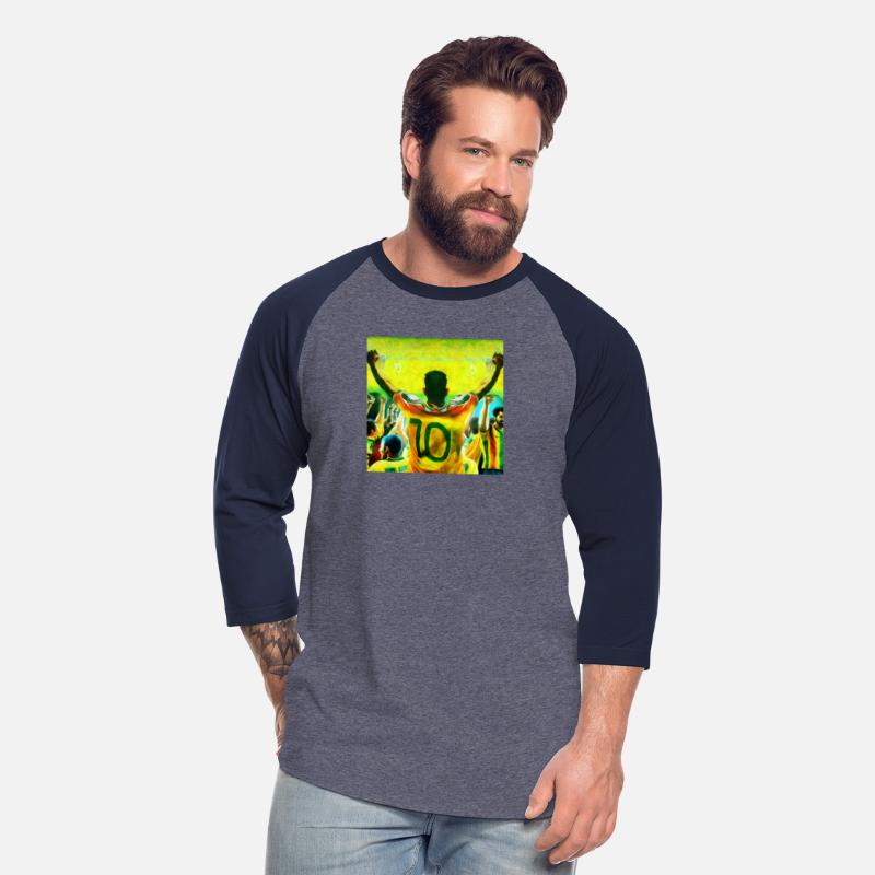 Brazilian fan with the number 10 shirt