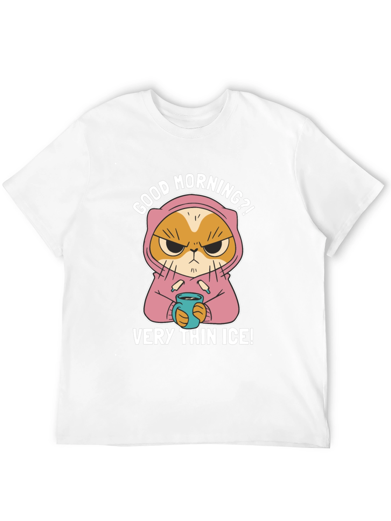 Grumpy Cat T-Shirt - Very Thin Ice!
