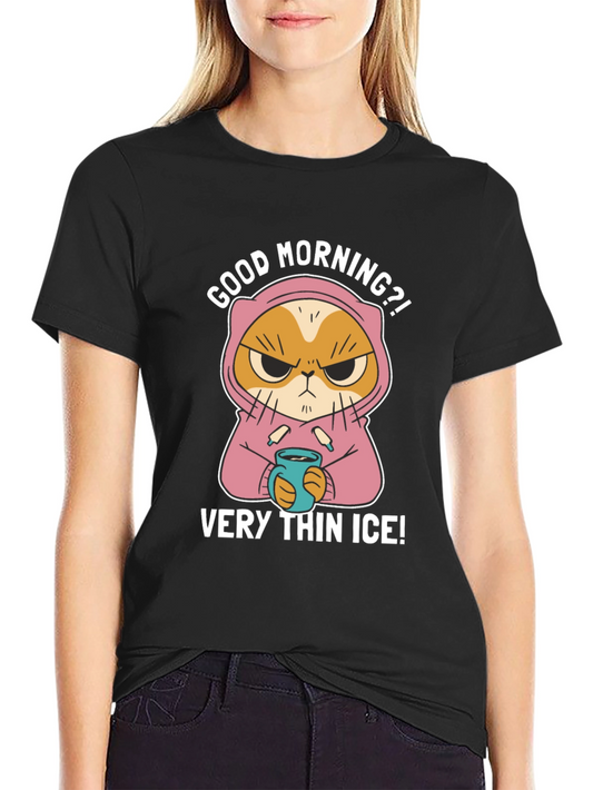 Grumpy Cat T-Shirt - Very Thin Ice!