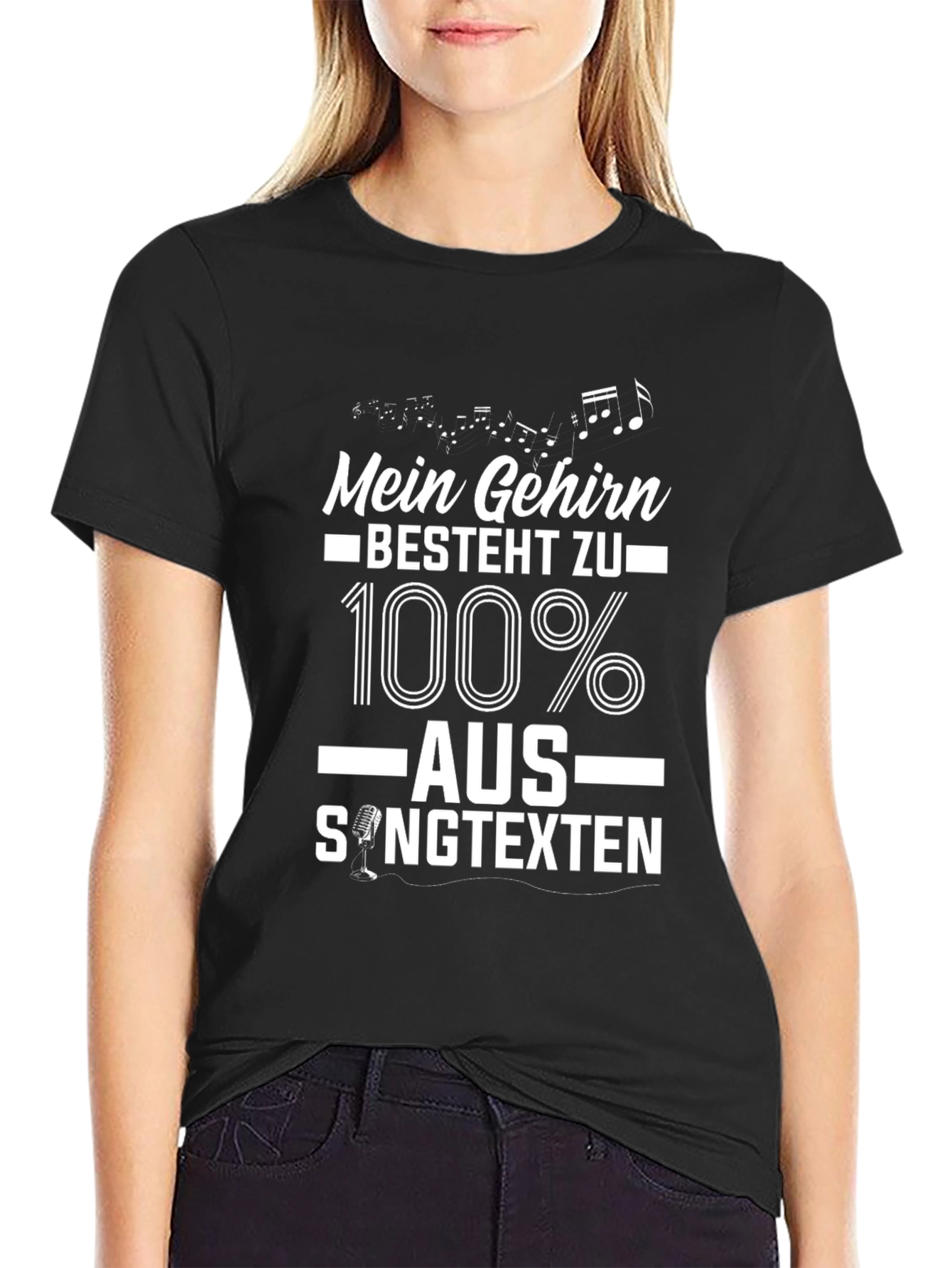 Mein Gehirn Songtext T-Shirt - Musician Gift