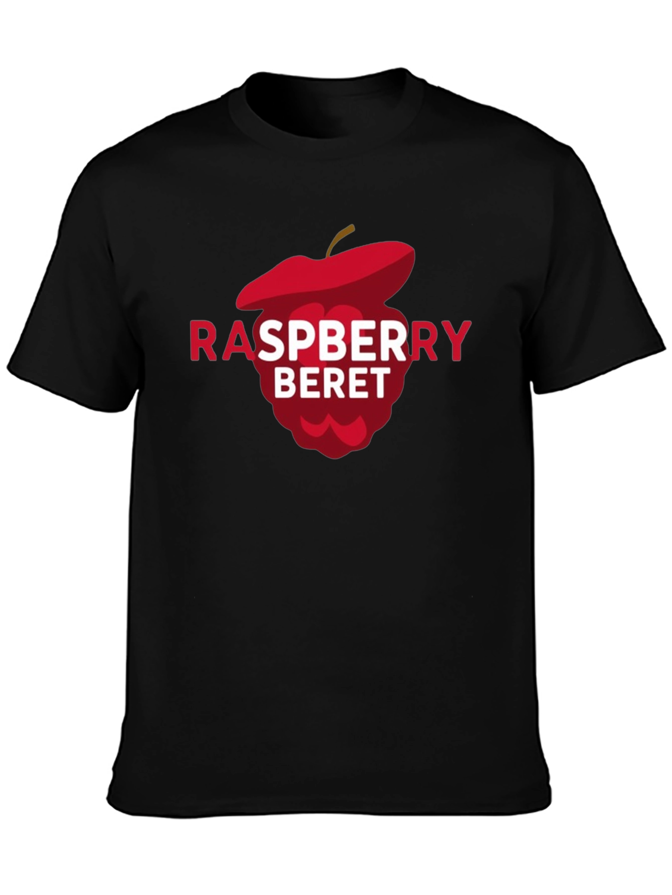 Raspberry Beret T-Shirt - Fun Graphic Tee