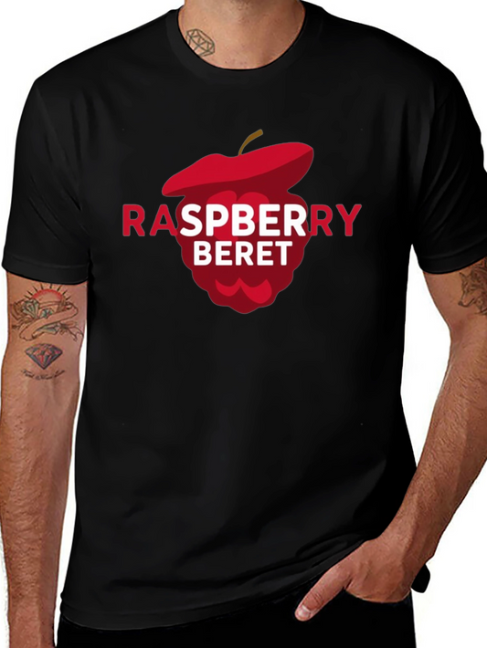 Raspberry Beret T-Shirt - Fun Graphic Tee