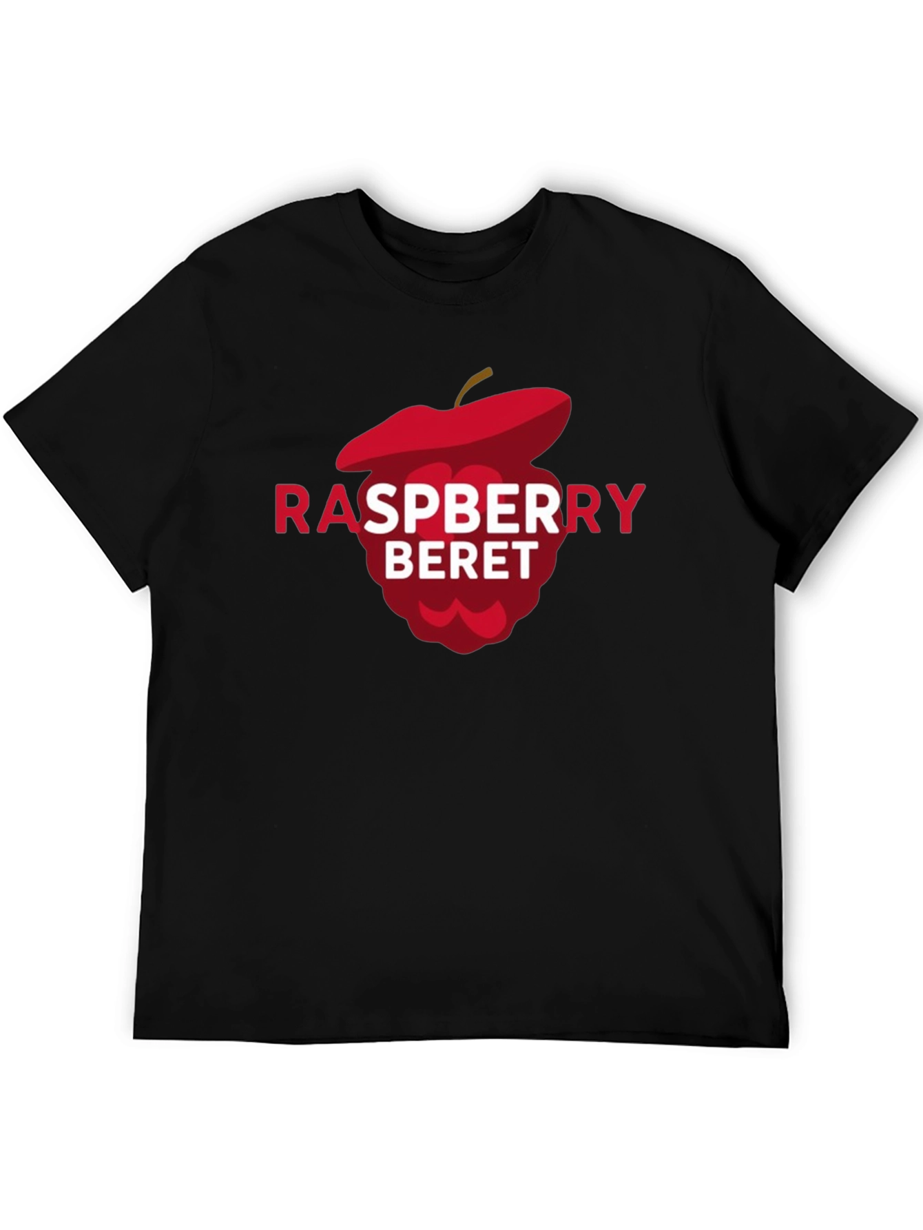 Raspberry Beret T-Shirt - Fun Graphic Tee