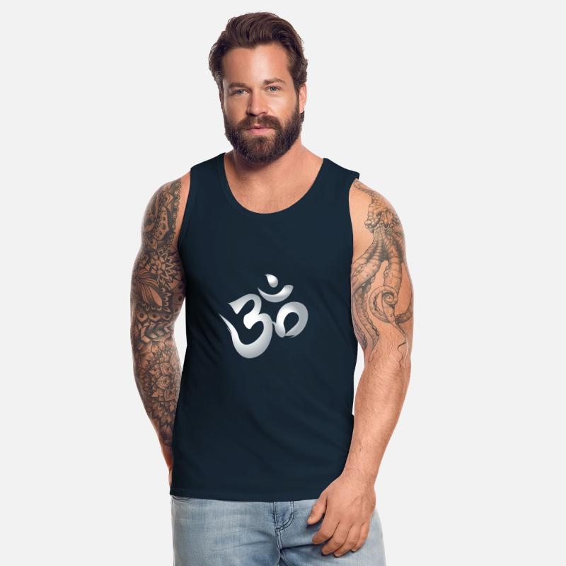 Buddhism Hinduism - Spirit Symbol Calligraphy OM 2