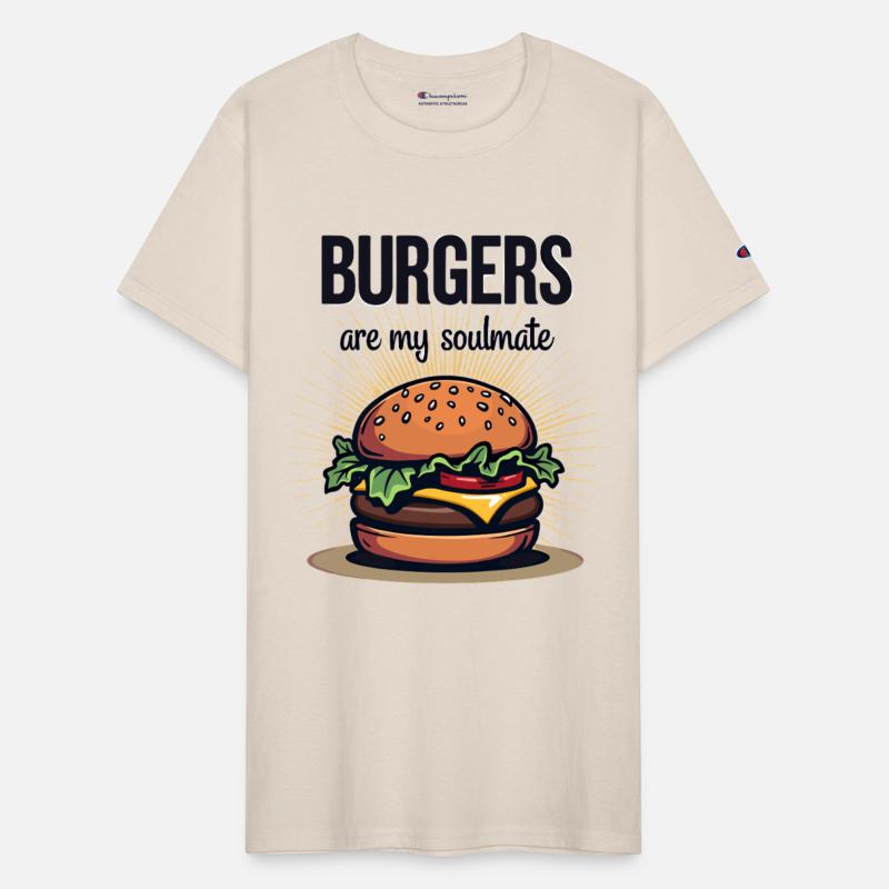 Burgers are my Soulmate Hamburger Fast Food