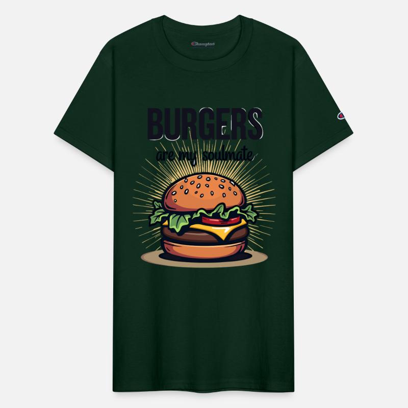 Burgers are my Soulmate Hamburger Fast Food