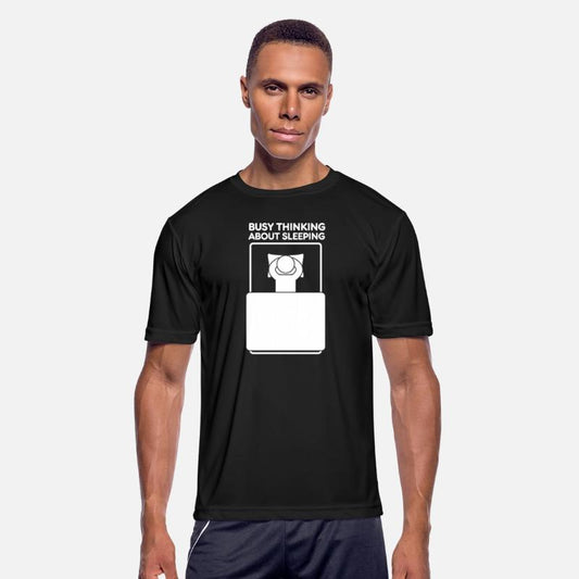 Busy Thinking About Sleeping Funny Overthinker